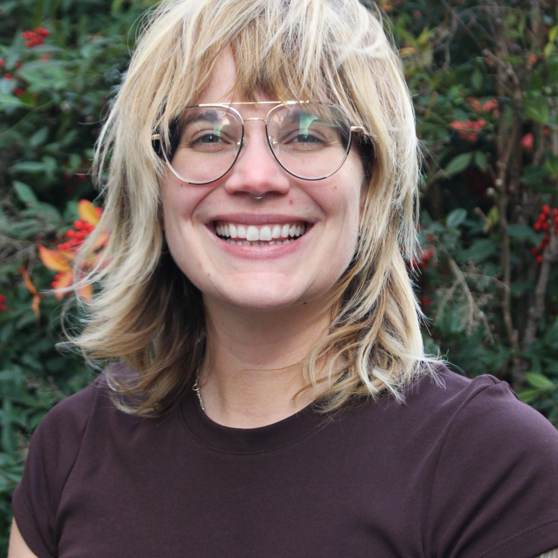 Carteret smiles for the camera.