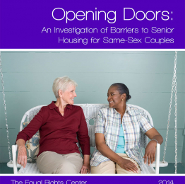 An Investigation of Barriers to Senior Housing for Same-Sex Couples