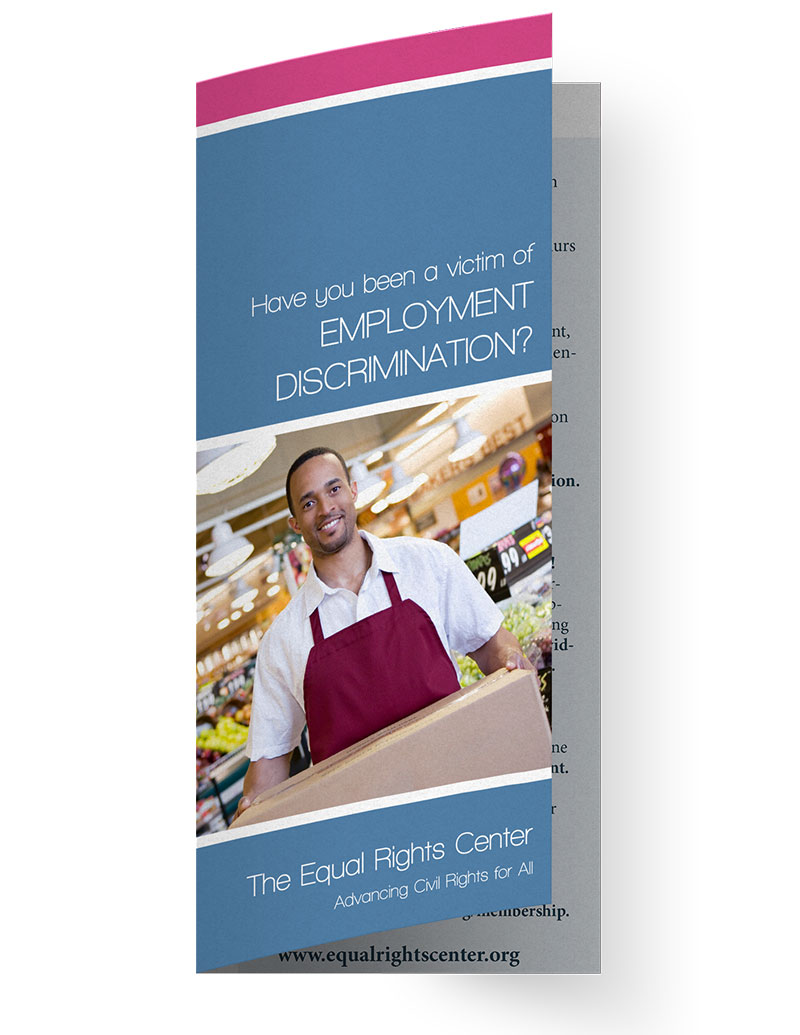  fair  employment brochure  Equal Rights Center