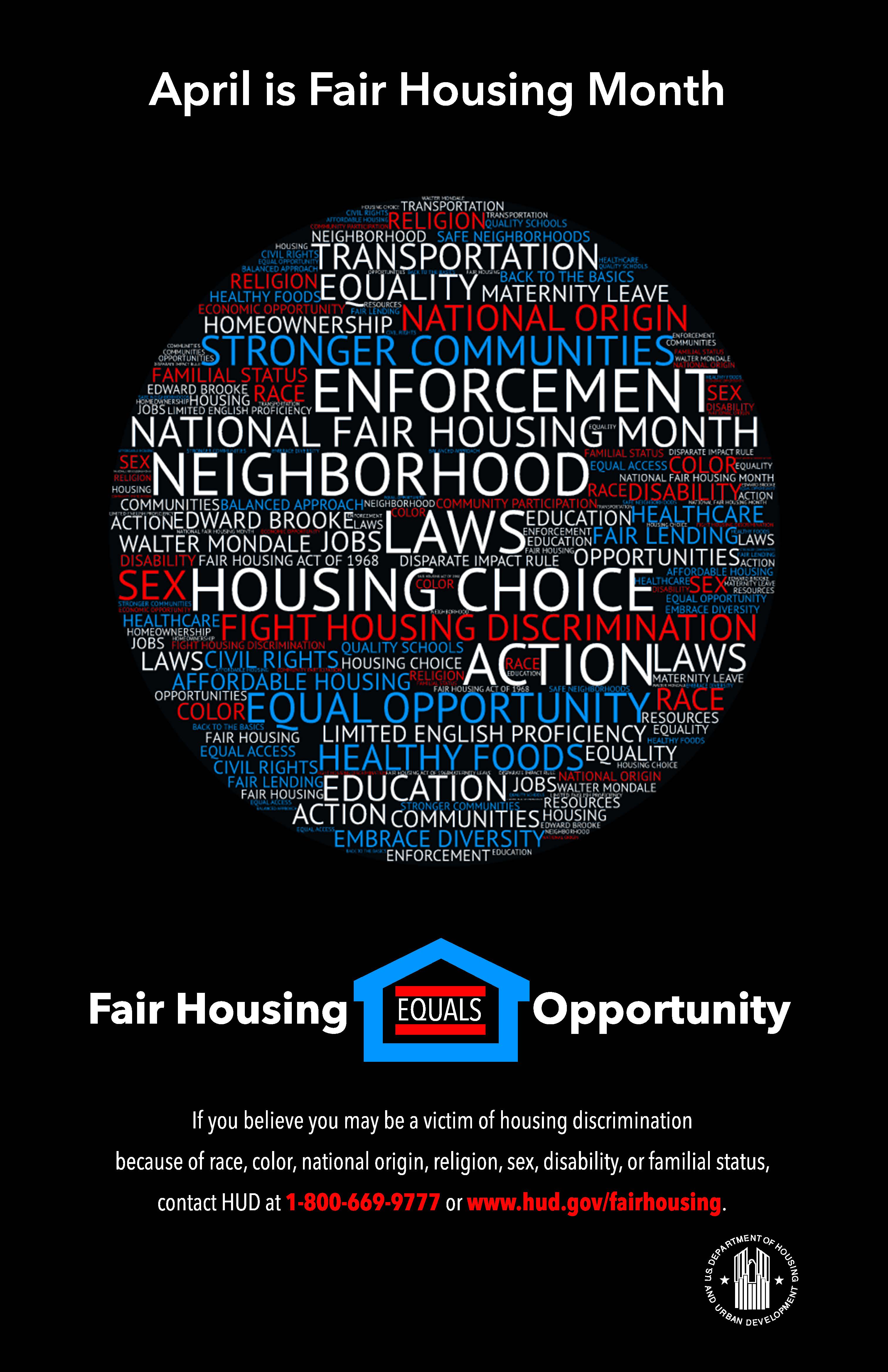 Printable Fair Housing Poster Printable World Holiday