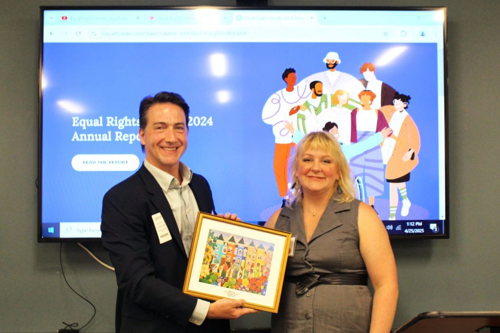 Brian Corman receives the ERC's Partner in Progress award at the 2025 Annual Meeting.