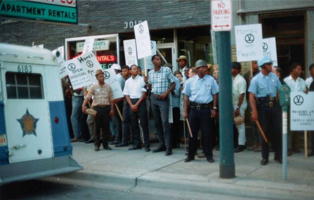 Picket line Equal Rights Center